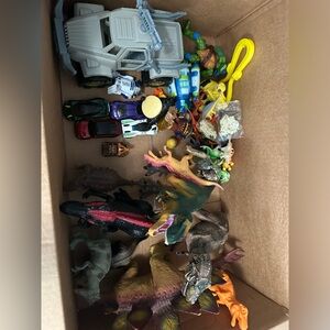 Box of boy toys